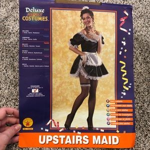 French Maid Upstairs Maid Halloween Costume Women
